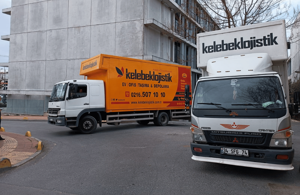 Kelebek Lojistik kapalı kasa nakliye araçları